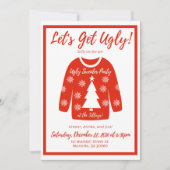 Ugly Sweater Party Kaart (Voorkant)