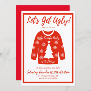 Ugly Sweater Party Kaart