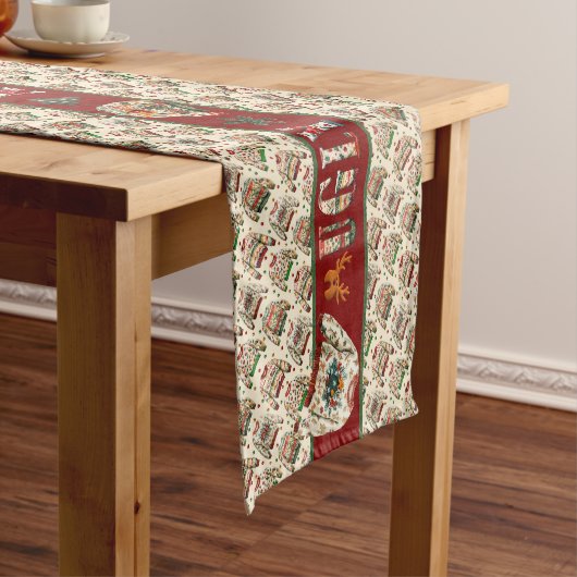 Ugly Sweater Party Korte Tafelloper (Voorbeeld)