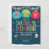 Ugly Sweater Party Nodig lelijke en heldere trui u Kaart (Voorkant)
