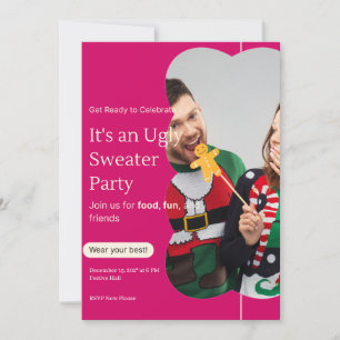 Ugly Sweater Party op maat Kaart