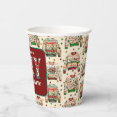 Ugly Sweater Party Papieren Bekers (Achterkant)