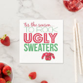 Ugly Sweater Party Papieren Borden Servet (Insitu)