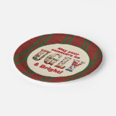 Ugly Sweater Party Papieren Bordje (Gekanteld)