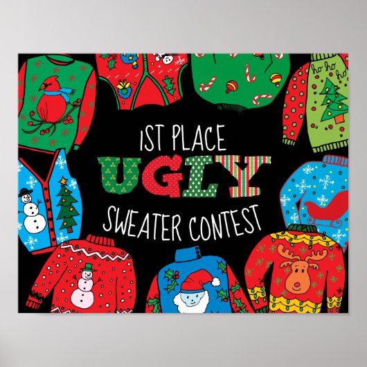 Ugly Sweater Poster, Foto Prop Poster (Voorkant)