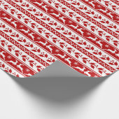 Ugly Sweater - Reindeer & Holly Kerstmis Cadeaupapier (Hoek)