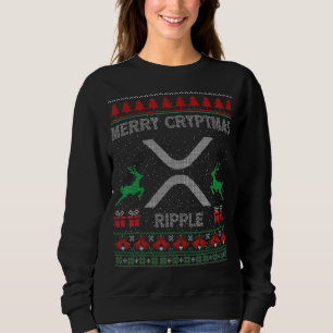 Ugly Sweater Ripple Xrp Coin Merry Cryptmas Christ