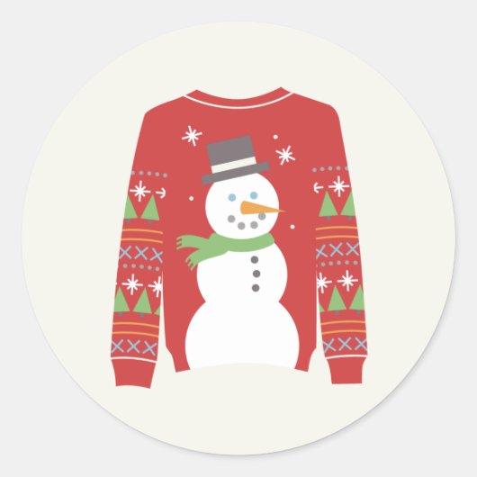 Ugly Sweater Sticker (Voorkant)
