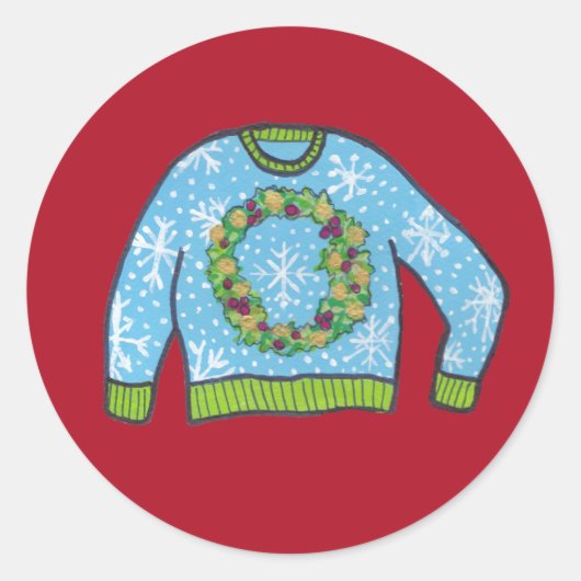 Ugly Sweater Stickers (Voorkant)