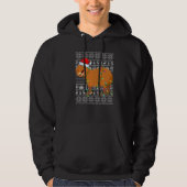 Ugly Sweater Style Xmas Lights Santa Capybara Chri (Voorkant)
