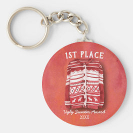 Ugly Sweater Tacky Award Sleutelhanger