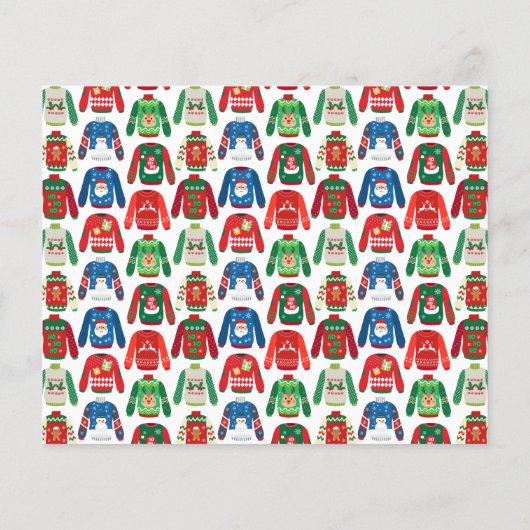 Ugly Sweater Voeding Card Flyer (Achterkant)