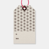 Ugly Sweater Weather Holiday Essentials Gift Label Cadeaulabel (Achterkant)