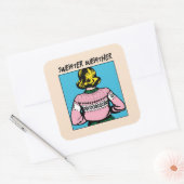 Ugly Sweater Weer Vakantie Pop Art Stickers (Envelop)