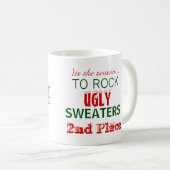 Ugly Sweater Winner Prize-Mok Koffiemok (Voorkant rechts)