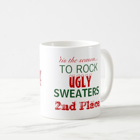 Ugly Sweater Winner Prize-Mok Koffiemok (Voorkant rechts)