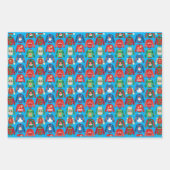 Ugly Sweater Wrapping Paper Flat Sheet Set van 3 (Voorkant 3)