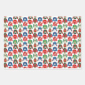 Ugly Sweater Wrapping Paper Flat Sheet Set van 3 (Voorkant)