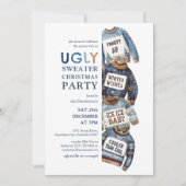 Ugly Sweaters Kerstfeest Uitnodiging (Voorkant)