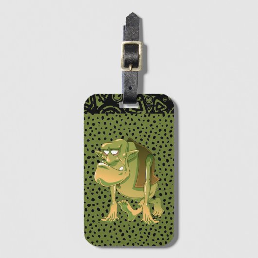 Ugly Troll Bagagelabel (Voorkant (verticaal))