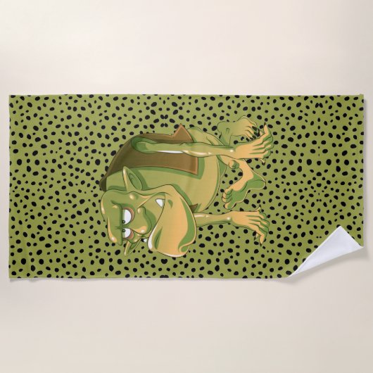 Ugly Troll Strandlaken (Voorkant)