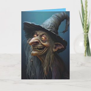 Ugly Witch Feestdagen Kaart