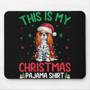 Ugly Xmas Cavalier King Charles Spaniel Dog Christ Muismat