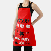 Ugly xmas kantoor party schort (Insitu)