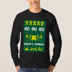 Ugly xmas kantoor t-shirt
