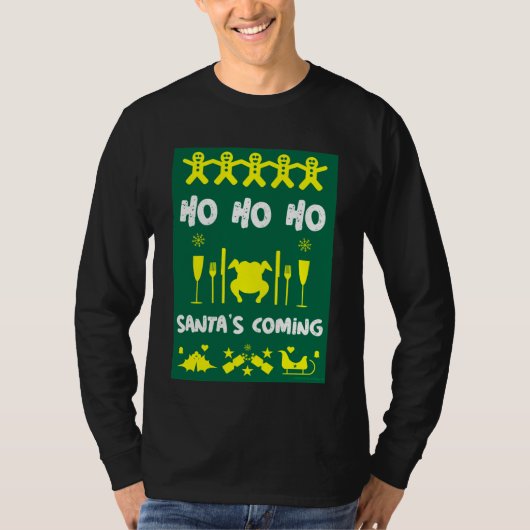 Ugly xmas kantoor t-shirt (Voorkant)