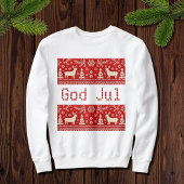 ugly Xmas -kintted look motifs  Trui