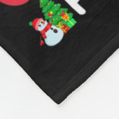 Ugly Xmas Santa Duitse Wirehaired Pointer Dog Chri Fleece Deken (Hoek)