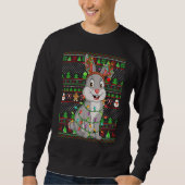Ugly Xmas Sweater Style Lighting Bunny Christmas (Voorkant)