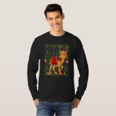 Ugly Xmas Sweater Style Lighting Camel Christmas   T-shirt (Voorkant volledig)