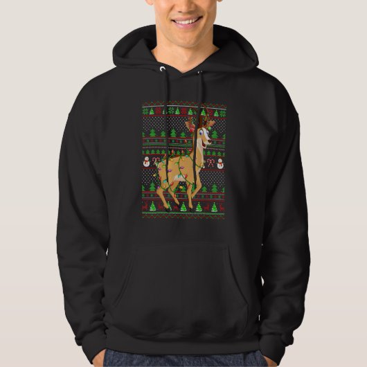 Ugly Xmas Sweater Style Lighting Chamois Christmas (Voorkant)