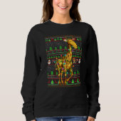 Ugly Xmas Sweater Style Lighting Giraffe Christmas (Voorkant)