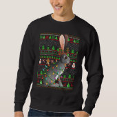 Ugly Xmas Sweater Style Lighting Hare Christmas (Voorkant)