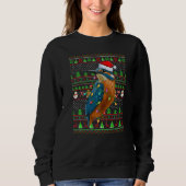 Ugly Xmas Sweater Style Lighting Kingfisher Bird C (Voorkant)