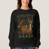 Ugly Xmas Sweater Style Lighting Mongoose Christma (Voorkant)