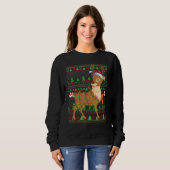 Ugly Xmas Sweater Style Lighting Reindeer Christma (Voorkant volledig)