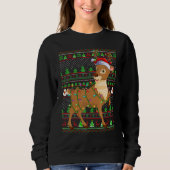 Ugly Xmas Sweater Style Lighting Reindeer Christma (Voorkant)
