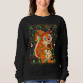 Ugly Xmas Sweater Style Lighting Squirrel Christma (Voorkant)