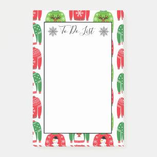Ugly Xmas Sweaters Polar Beer Snowman om lijst te Post-it® Notes