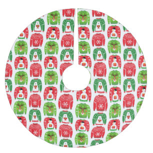 Ugly Xmas Sweaters Polar Beer Snowman Rudolf Red Kerstboom Rok