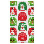 Ugly Xmas Sweaters Polar Beer Snowman Rudolf Red Klein Cadeauzakje (Achterkant)