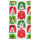 Ugly Xmas Sweaters Polar Beer Snowman Rudolf Red Klein Cadeauzakje (Voorkant)