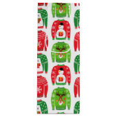 Ugly Xmas Sweaters Polar Beer Snowman Rudolf Red Wijn Cadeautas (Voorkant)