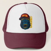 UGLYE ®️ Ferocious Gorilla Trucker Hat Trucker Pet (Voorkant)