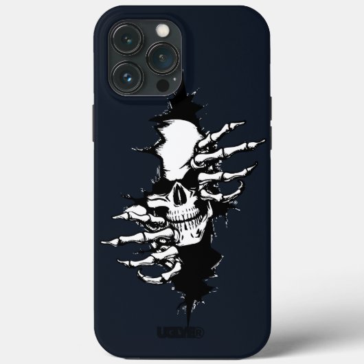 UGLYE® Skeleton Death Breaks Through Hoesje-Mate Case-Mate iPhone Case (Achterkant)