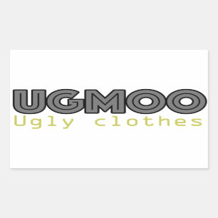 UGMOO Lelijke Kleding Sticker